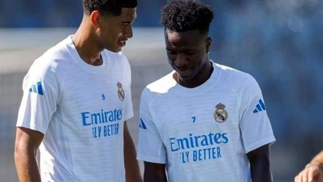 bellingham vinicius entrenamiento realmadrid bellingham vinicius entrenamiento realmadrid