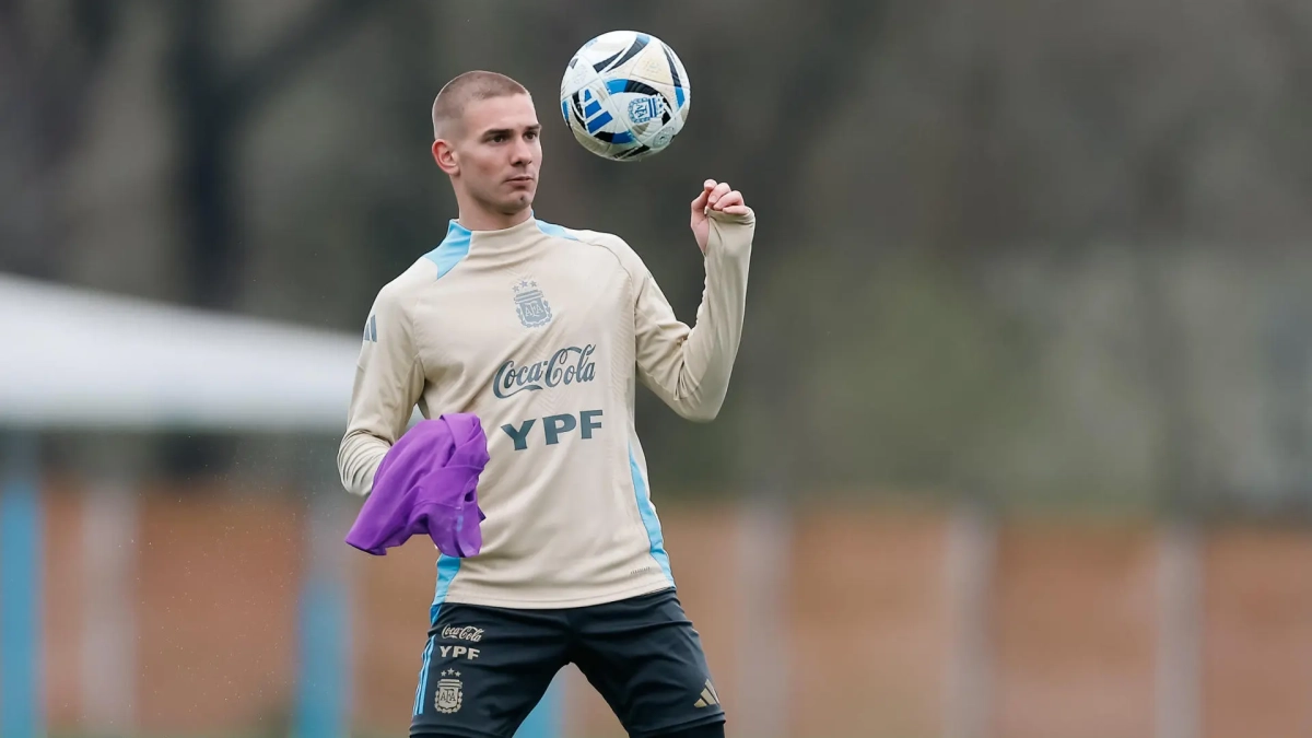 franco mastantuono entrenamiento argentina