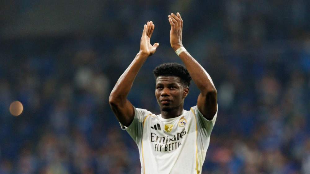 Tchouameni con el Real Madrid Tchouameni con el Real Madrid
