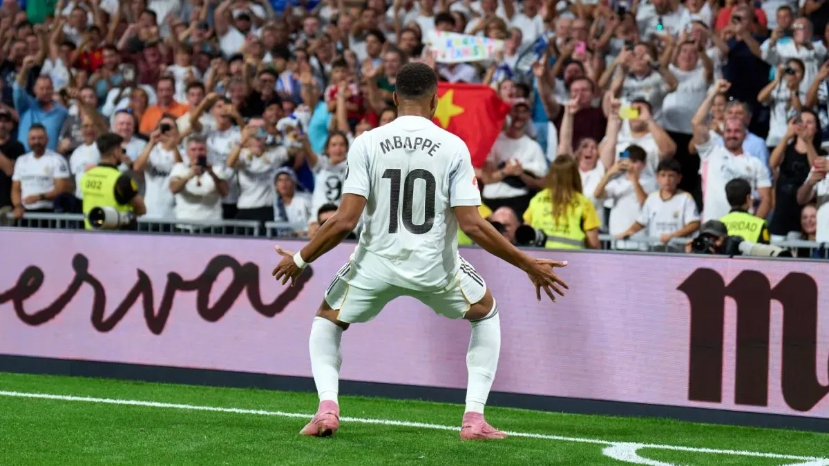 kylian mbappe gol celebracion bernabeu kylian mbappe gol celebracion bernabeu