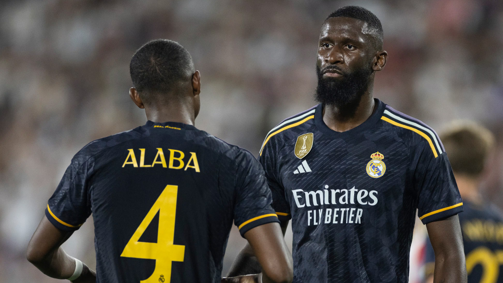 David Alaba y Antonio Rüdiger durante la pasada temporada David Alaba y Antonio Rüdiger durante la pasada temporada