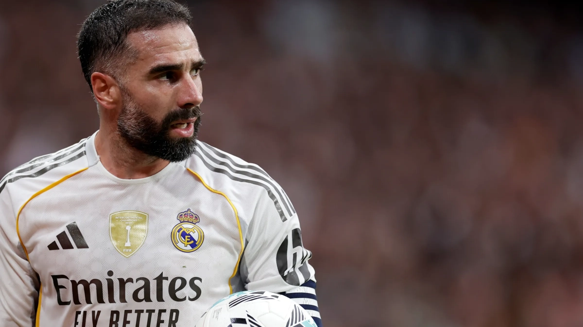 Carvajal durante un partido del Real Madrid Carvajal durante un partido del Real Madrid
