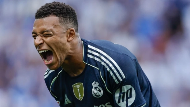 kylian mbappe celebracion victoria realmadrid kylian mbappe celebracion victoria realmadrid