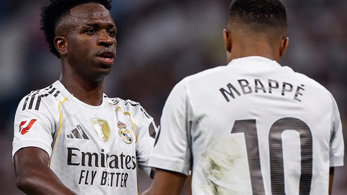 Vinicius Jr. y Kylian Mbappé Vinicius Jr. y Kylian Mbappé