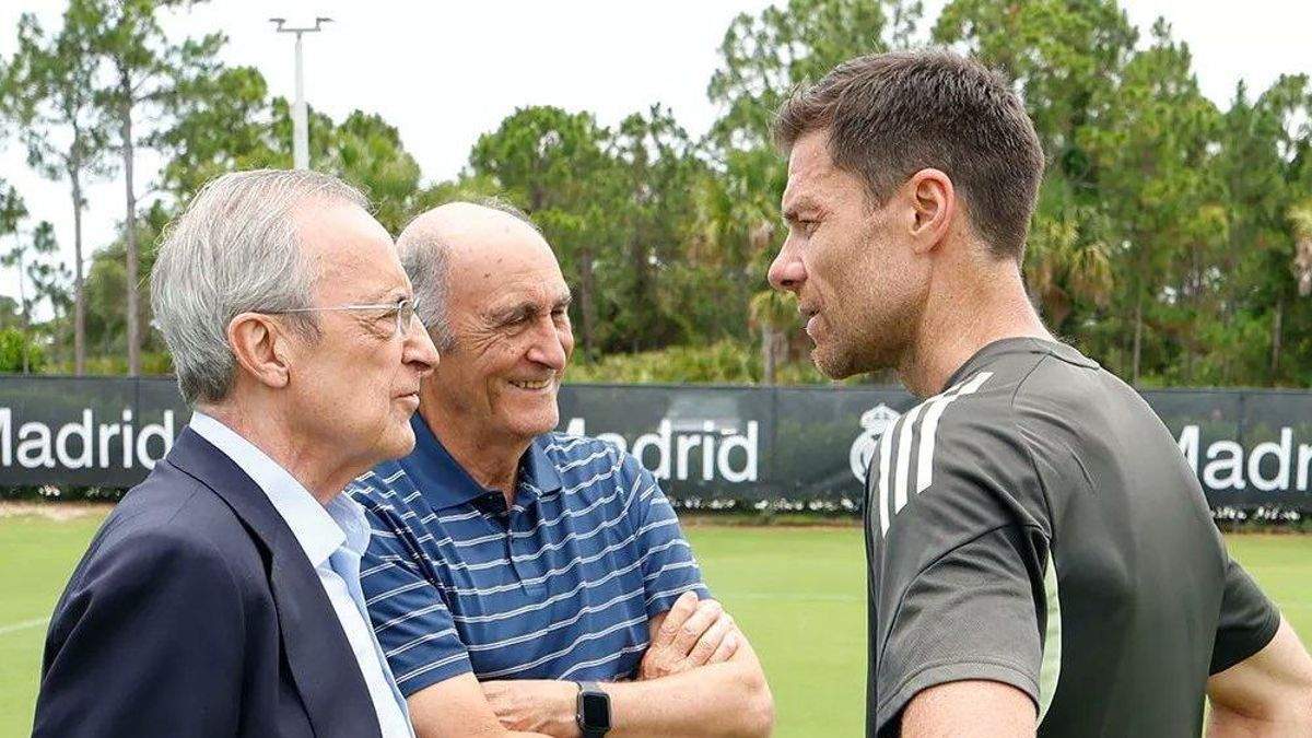 Florentino Pérez, Pirri y Xabi Alonso