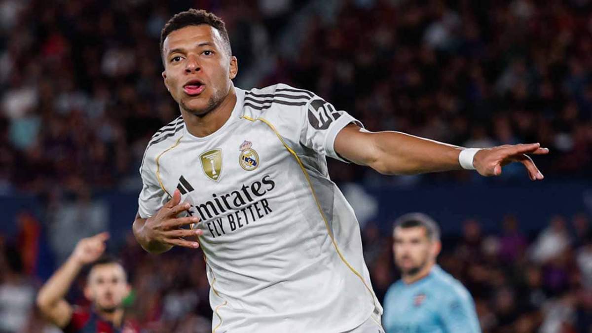 kylian mbappe celebracion gol realmadrid