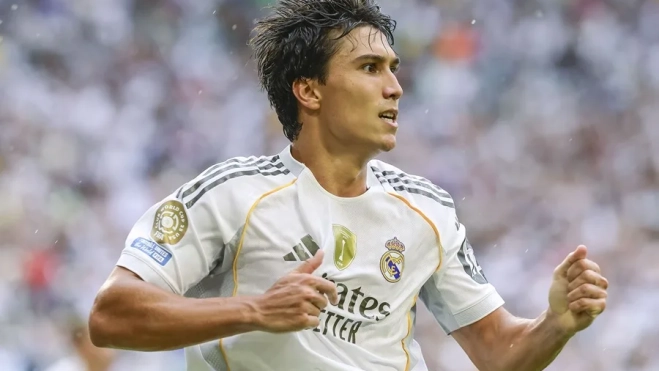 gonzalo garcia celebracion gol realmadrid