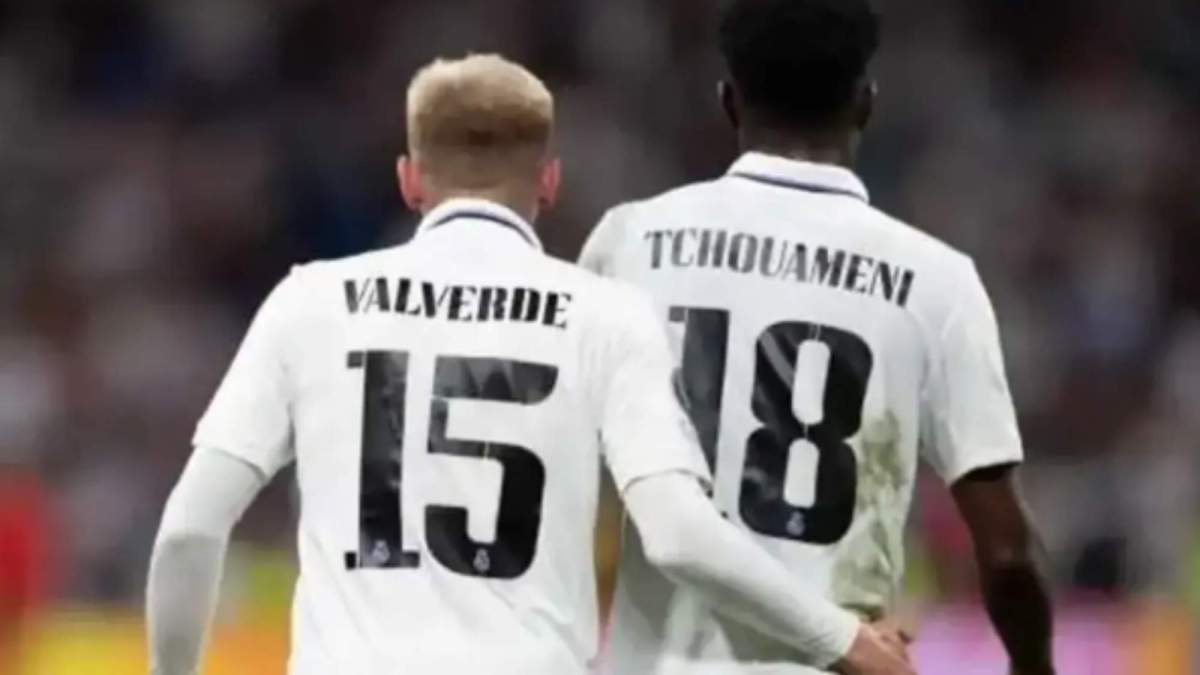Valverde y Tchouaméni durante un partido de hace unas temporadas Valverde y Tchouaméni durante un partido de hace unas temporadas