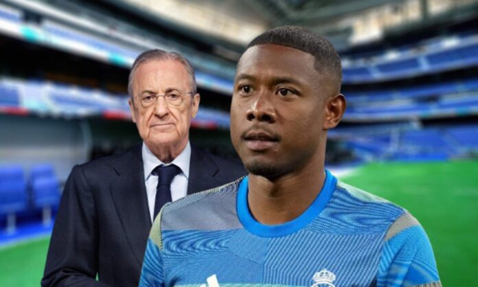 David Alaba, Florentino Pérez y el Santiago Bernabéu. 