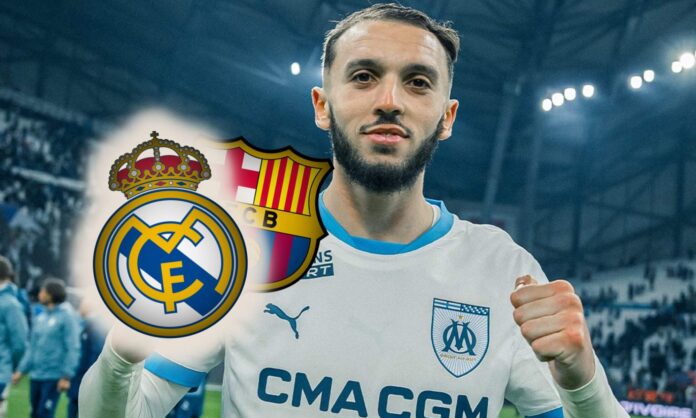 Amine Gouiri vuelve a estar relacionado con el Real Madrid y su entorno descarta una salida al Barcelona.