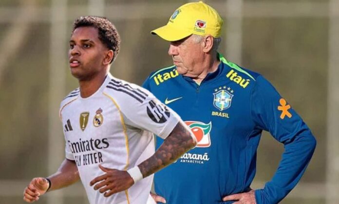 Ancelotti y Rodrygo