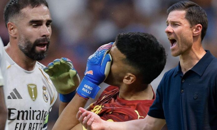 Dani Carvajal habló con Xabi Alonso después de su expulsión
