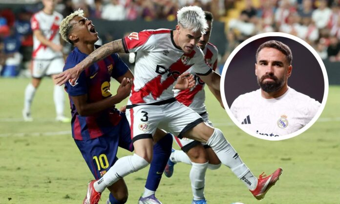 Carvajal se moja sobre el penalti de Lamine Yamal: 