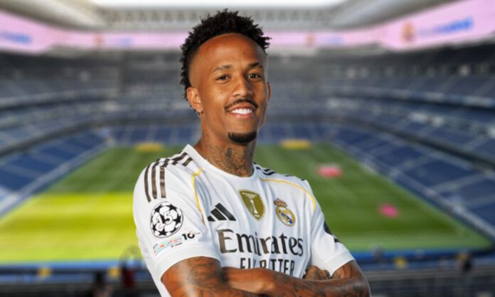 Eder Militao y el Santiago Bernabéu.