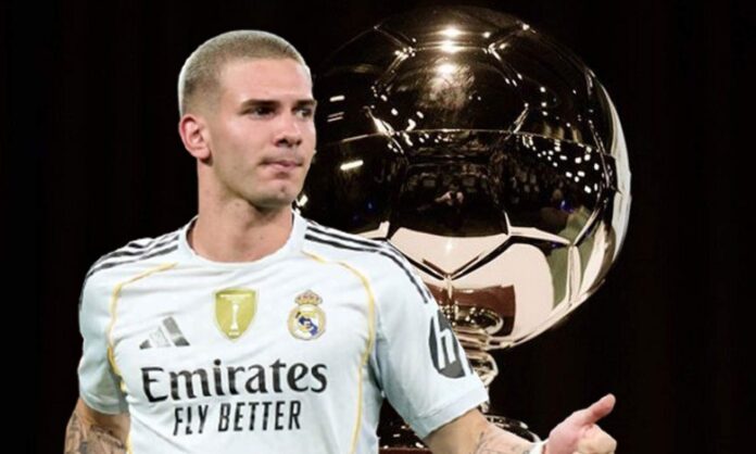 Franco Mastantuono y el Golden Boy. 