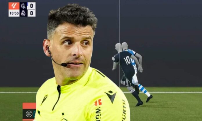 Gil Manzano la lía: anula un gol por milímetros que hace dudar al Real Madrid
