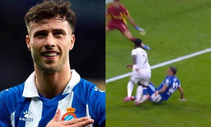 Javi Puado ve comprensible que al Real Madrid le piten penaltis debido a su poderío ofensivo.