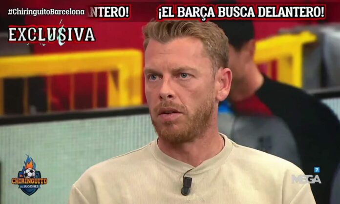 Jota Jordi hablando en El Chiringuito. 