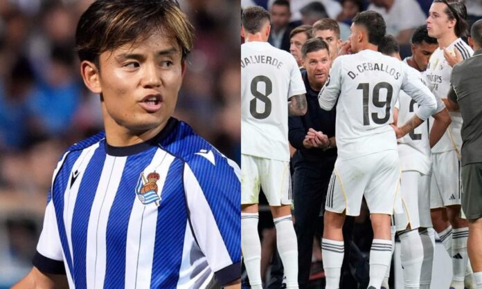 Takefusa Kubo solo mantiene contacto con un jugador del Real Madrid