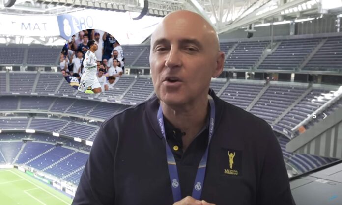 Maldini en el Santiago Bernabéu y una foto de Jude Bellingham.