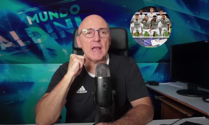 Maldini en su canal de Youtube y una foto del once del Real Madrid contra el Mallorca.