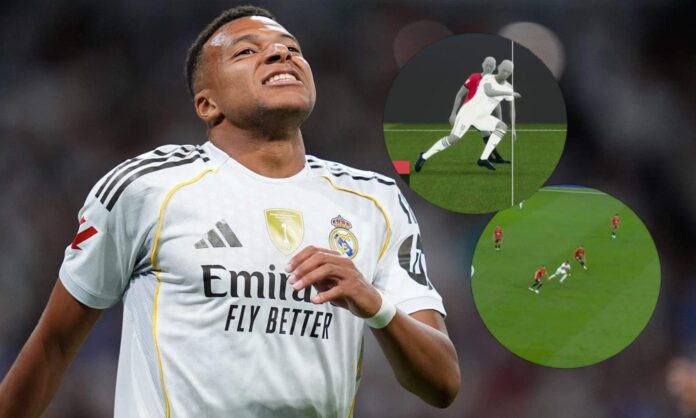 Al descubierto un particular análisis del fuera de juego de Kylian Mbappé