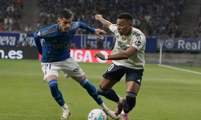 Detenido un aficionado del Oviedo por gestos racistas contra Mbappé: la multa