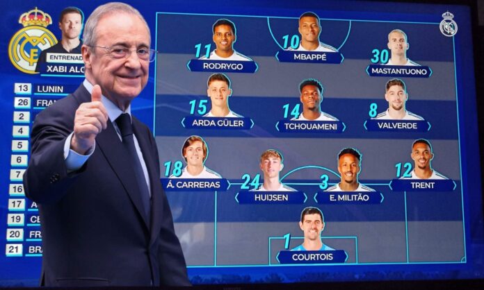 La reacción de Florentino al once titular de Xabi ante el Marsella