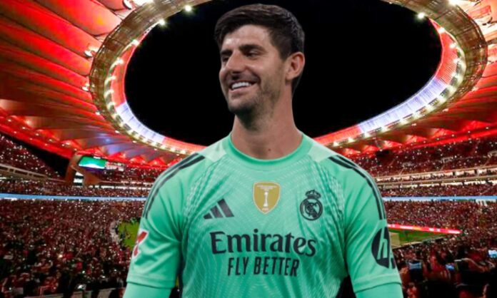 El protagonismo de Thibaut Courtois en el derbi madrileño cambia por completo