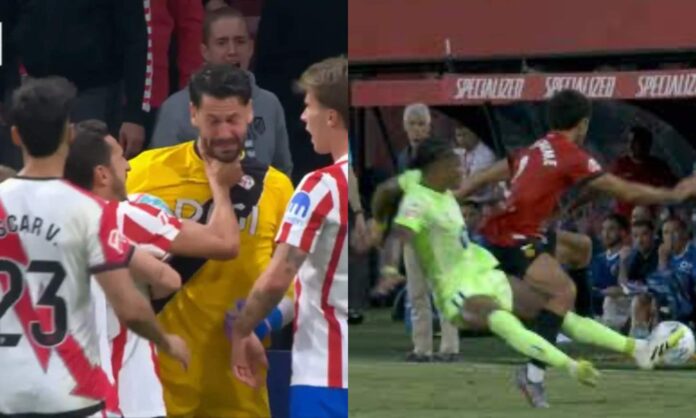 El Real Madrid denuncia el doble rasero del arbitraje de la Liga con las expulsiones perdonadas a Koke y Raphinha.