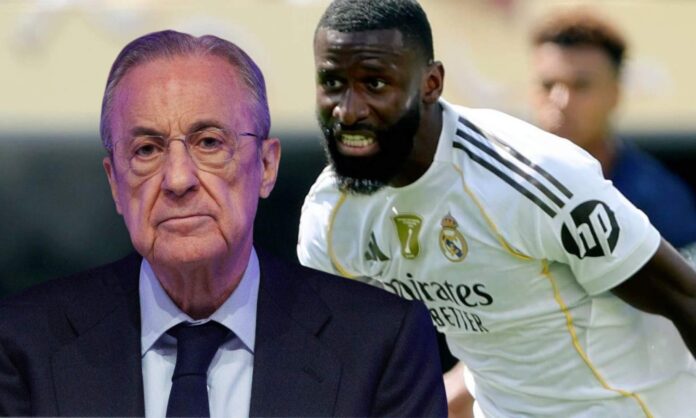 Florentino está que echa chispas tras la lesión de Rüdiger
