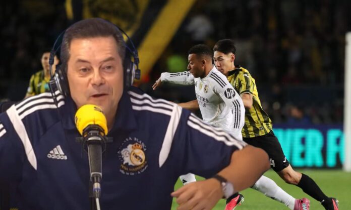 Tomás Roncero ha sido muy crítico con el inicio de partido del Real Madrid en Almaty frente al Kairat.
