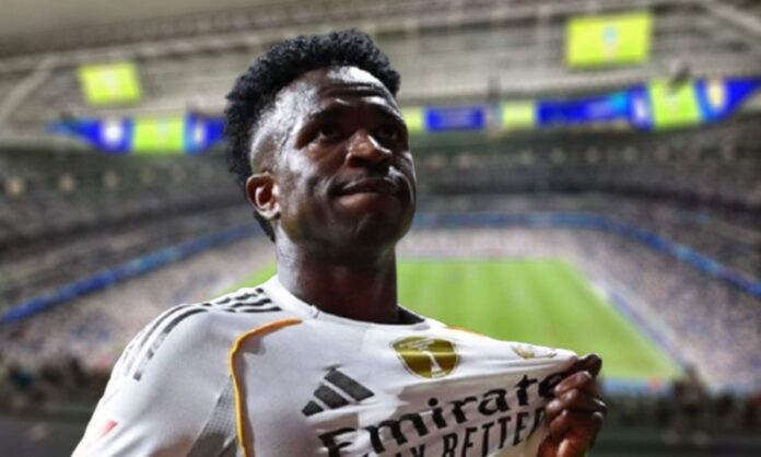 Vinícius Júnior y el Santiago Bernabéu.