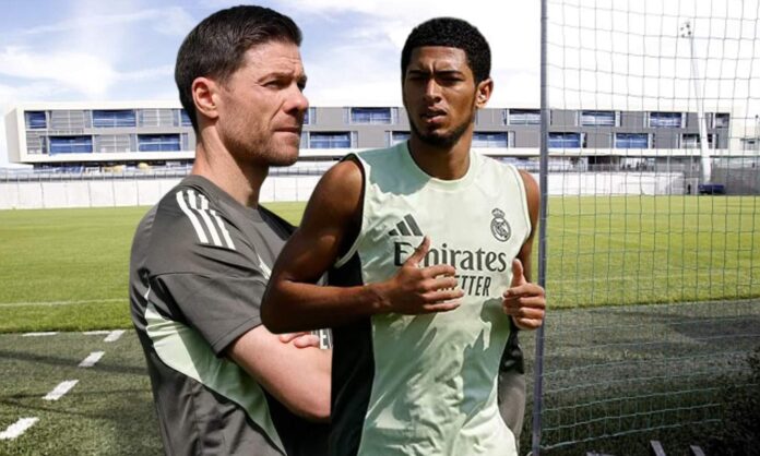 Xabi Alonso ha hablado con Jude Bellingham tras la sesión de esta mañana