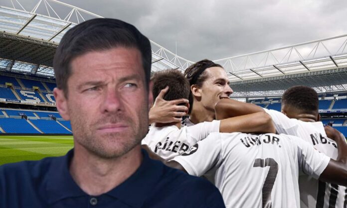 Xabi Alonso, jugadores del Real Madrid y el estadio de la Real Sociedad. 
