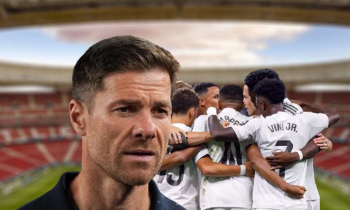 Xabi Alonso, jugadores del Real Madrid y el Metropolitano.