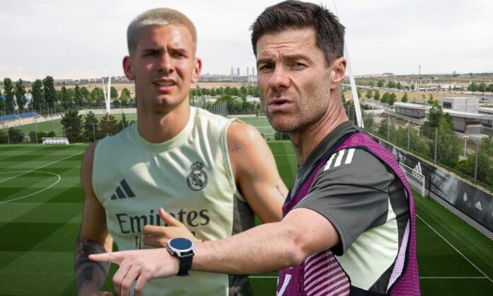 Xabi Alonso se sincera con Franco Mastantuono antes de viajar a Donostia