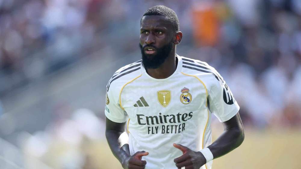 Rudiger durante un partido del Mundialde Clubes Rudiger durante un partido del Mundialde Clubes