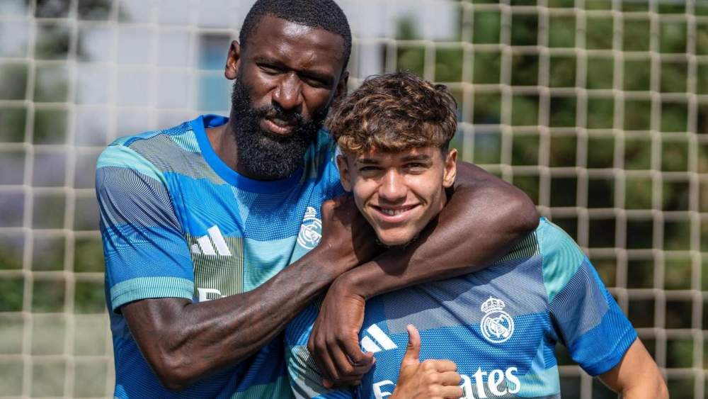 Antonio Rudiger y Thiago Pitarch Antonio Rudiger y Thiago Pitarch