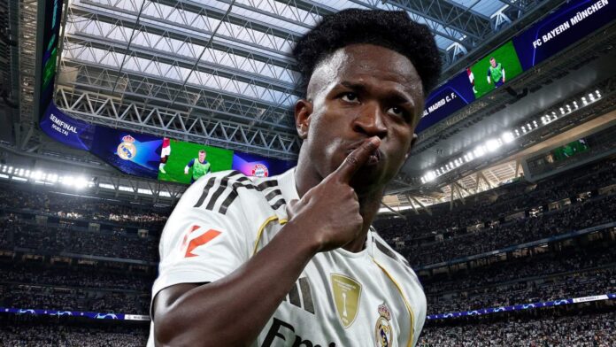 Vinicius prepara un gesto para el Bernabéu ante el Valencia vinicius madrid xabi futbol