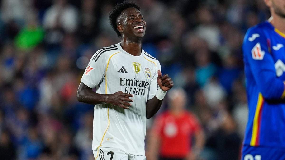 vinicius sonrisa getafe realmadrid