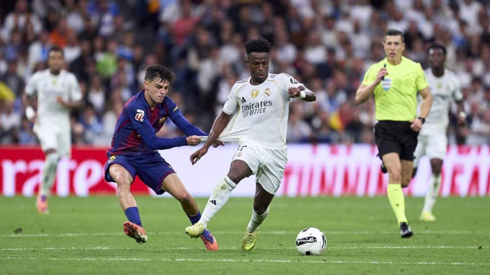 Vinícius Júnior y Pedri González en el Clásico. Vinícius Júnior y Pedri González en el Clásico.