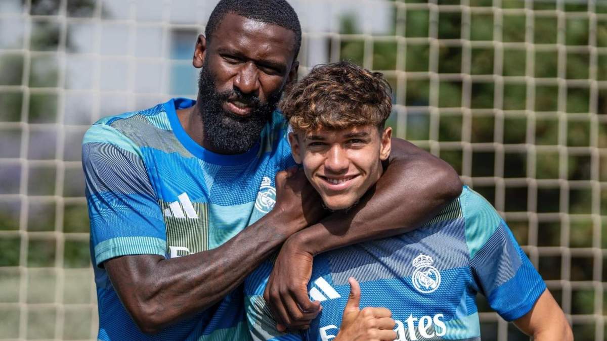 Antonio Rudiger y Thiago Pitarch Antonio Rudiger y Thiago Pitarch
