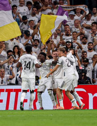 celebracion gol jugadores realmadrid