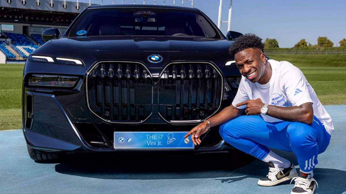 vinicius junior coche bmw vinicius junior coche bmw