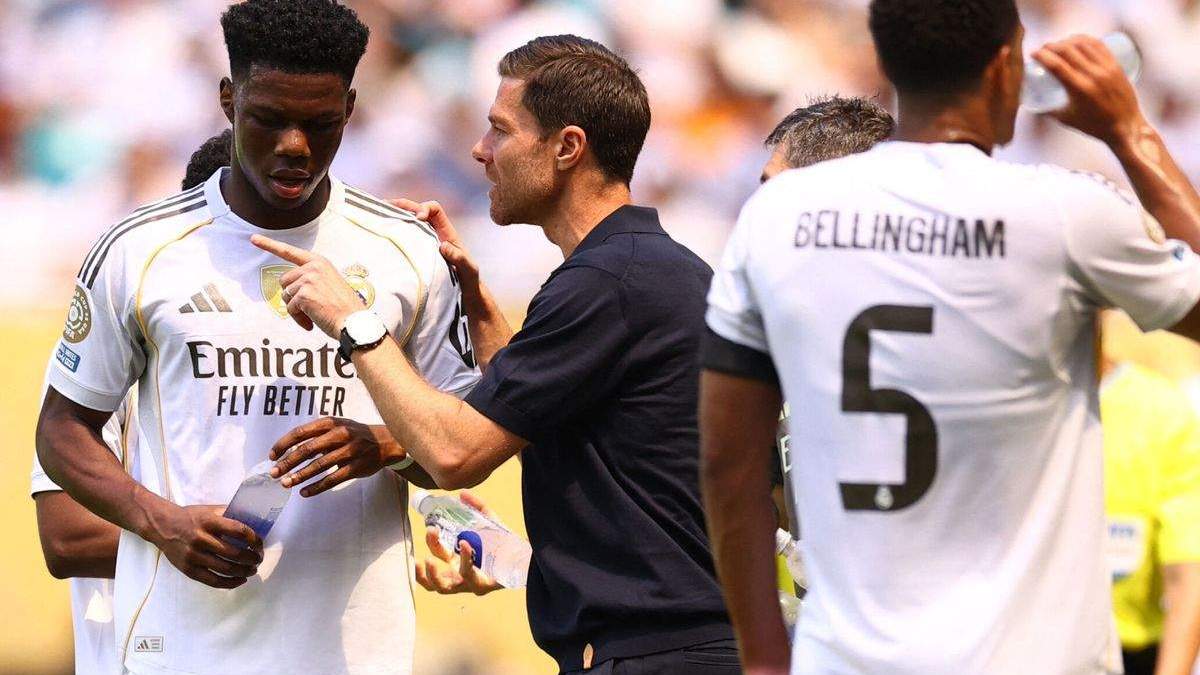 xabi alonso indicaciones tchouameni partido xabi alonso indicaciones tchouameni partido