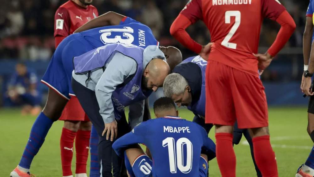 lesion kylian mbappe francia lesion kylian mbappe francia