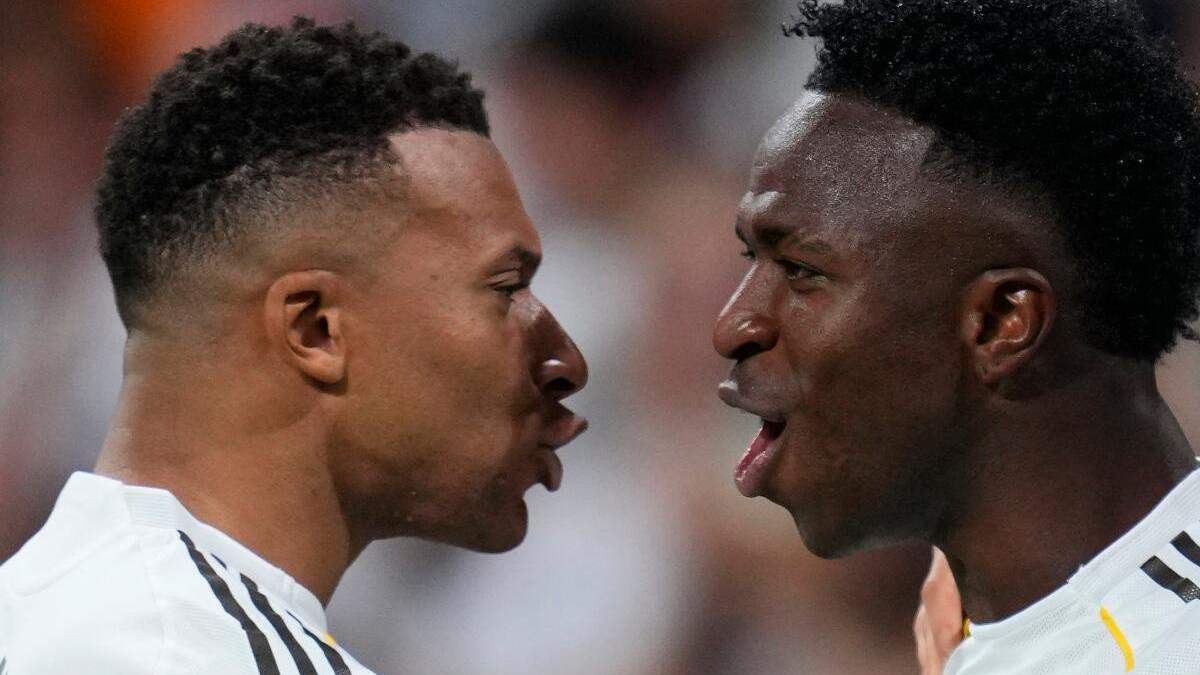 mbappe vinicius celebracion gol