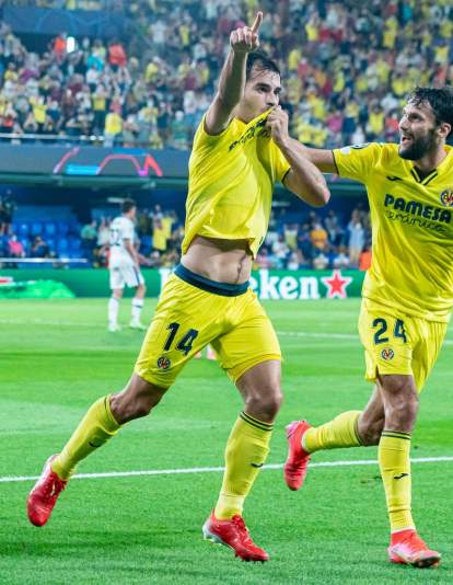 villarreal celebracion gol villarreal celebracion gol