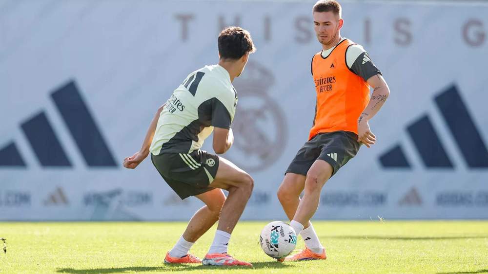 entreno franco mastantuono valdebebas entreno franco mastantuono valdebebas